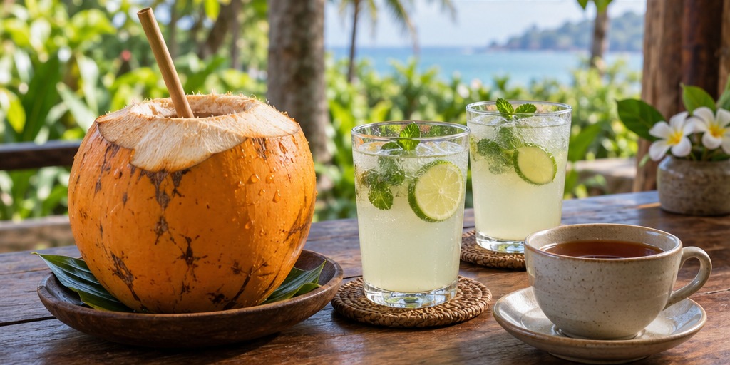 A taste of the tropics. Illustrative Sri Lankan food and drink photography